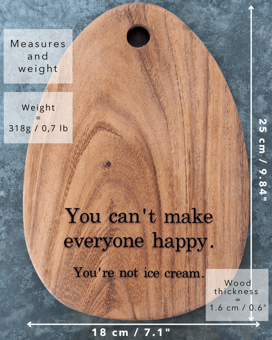Dimensions of the cutting board : 7.1" x 9.9"